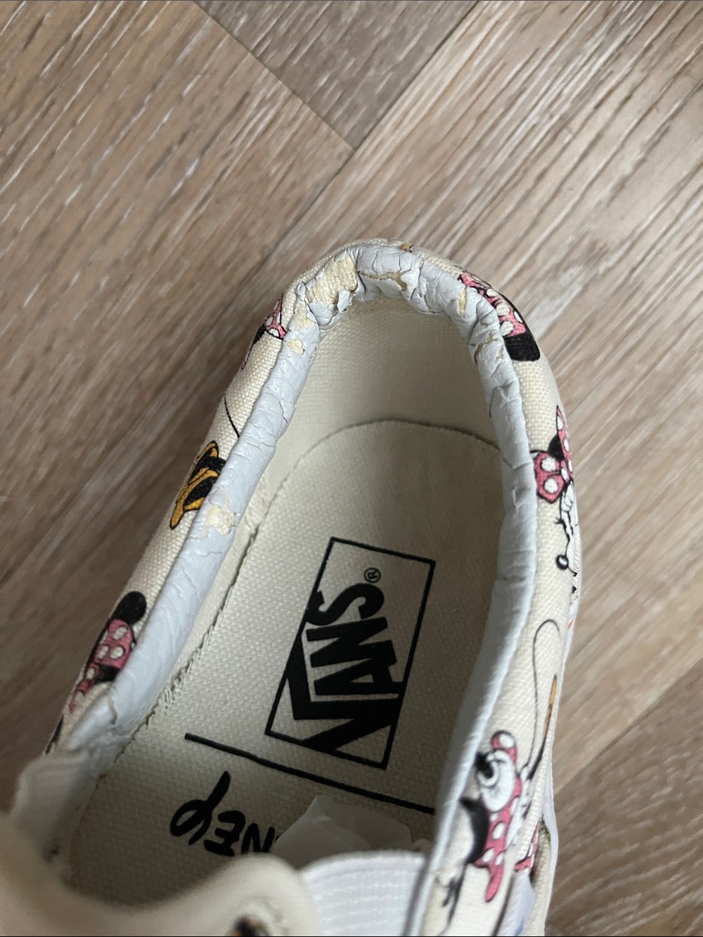 Vans x Disney Minnie Mouse slip on shoes 5w - Picture 7 of 7